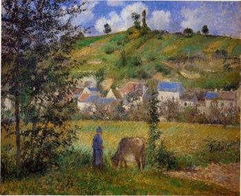 Camille Pissarro : Chaponval Landscape